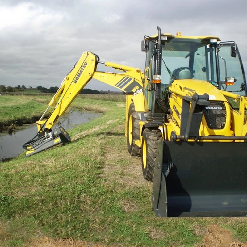 excavator-flail-mower-working-slope excavator-flail-mower-working-slope